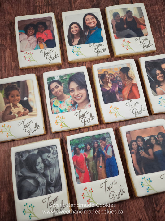 Bridesmaid Cookies - Polaroids