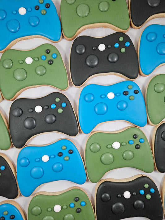 Xbox Game Controller Birthday Cookies