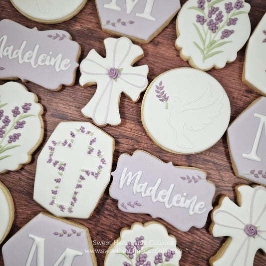 Baptism Cookies for Madeleine
