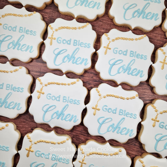 Baptism Cookies for Cohen