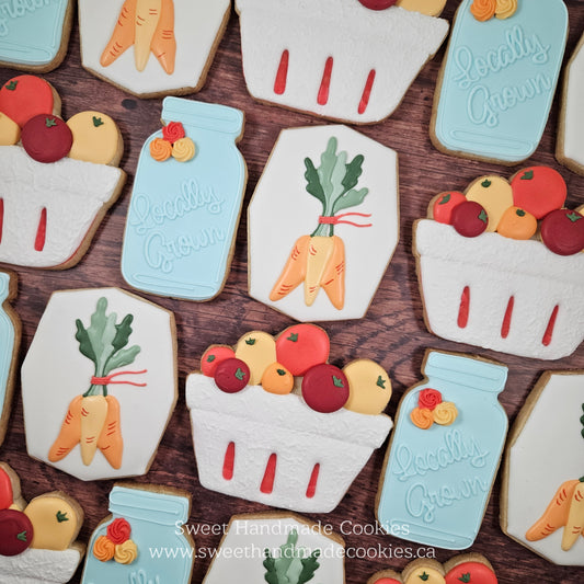Baby Shower Cookies - Locally Grown with Mason Jars