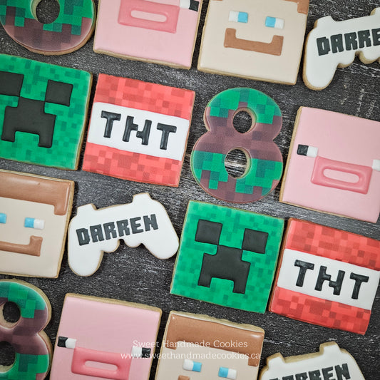 Minecraft Cookies for Darren