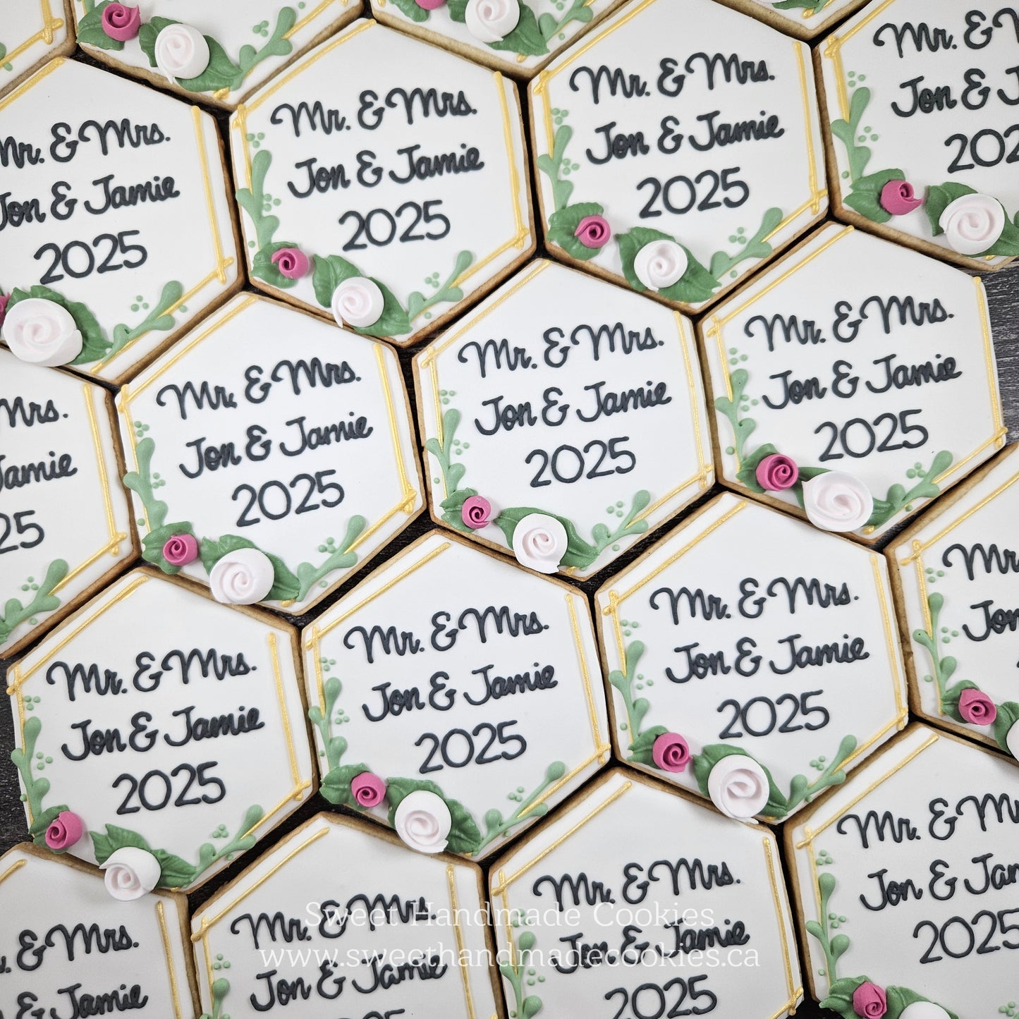 Wedding Cookies - Jon & Jamie