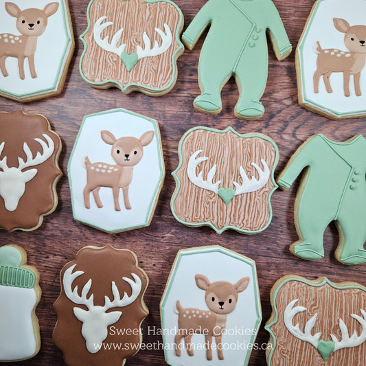 Baby Shower Cookies - Deer