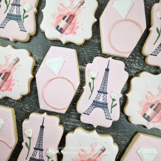 Bachelorette Cookies - Paris