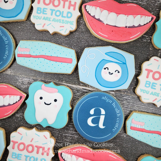 Dentist Logo Cookies