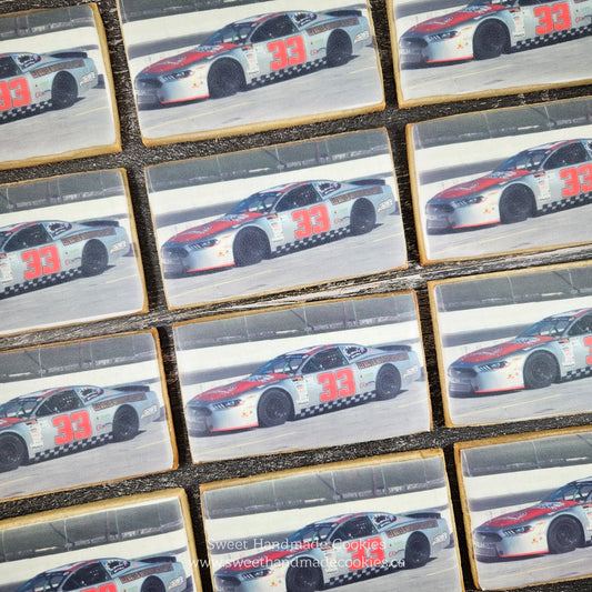 Race Car Photo Cookies (3)