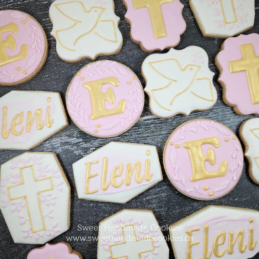Baptism Cookies for Eleni