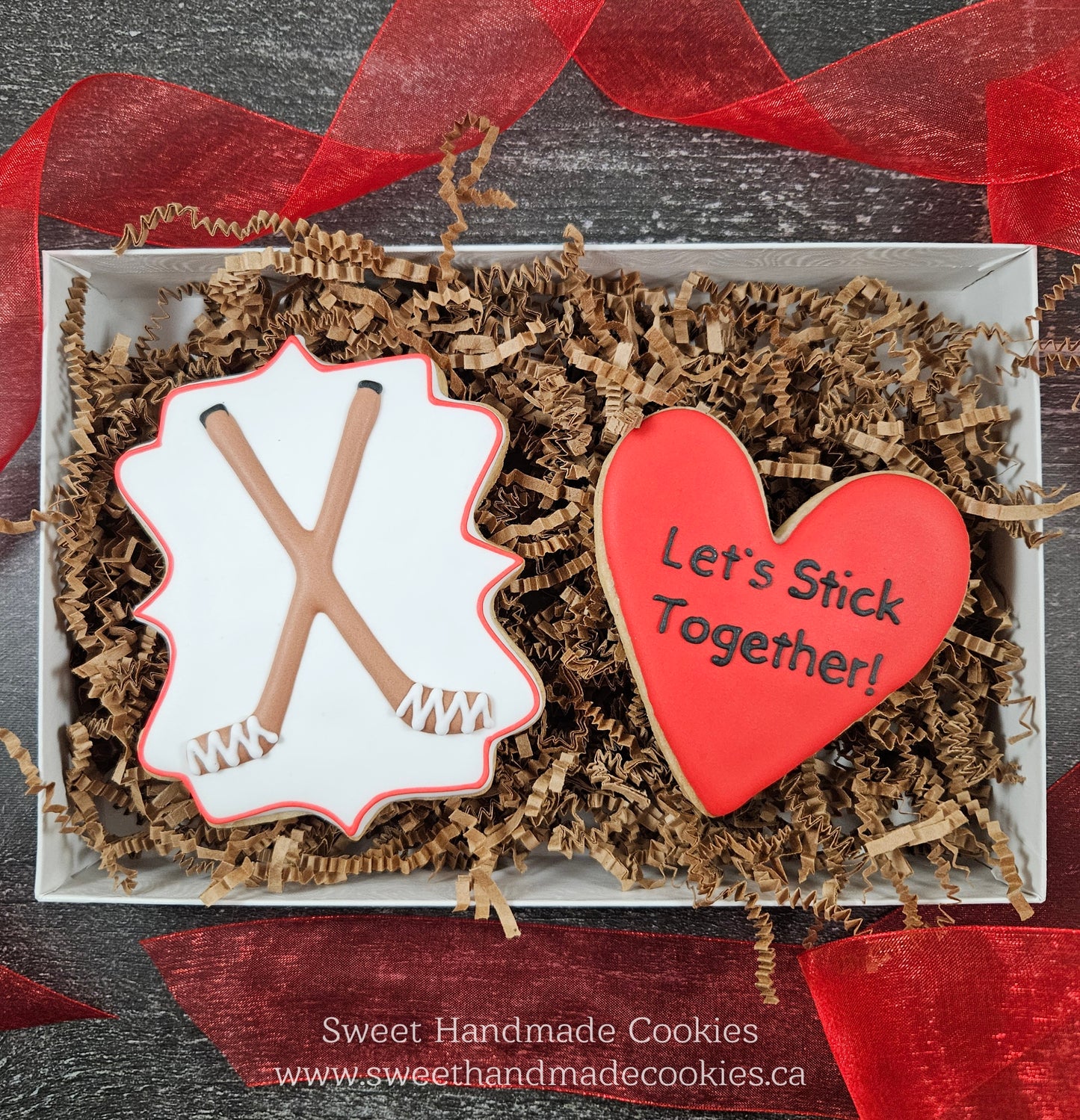 Valentine - Let's Stick Together Cookies