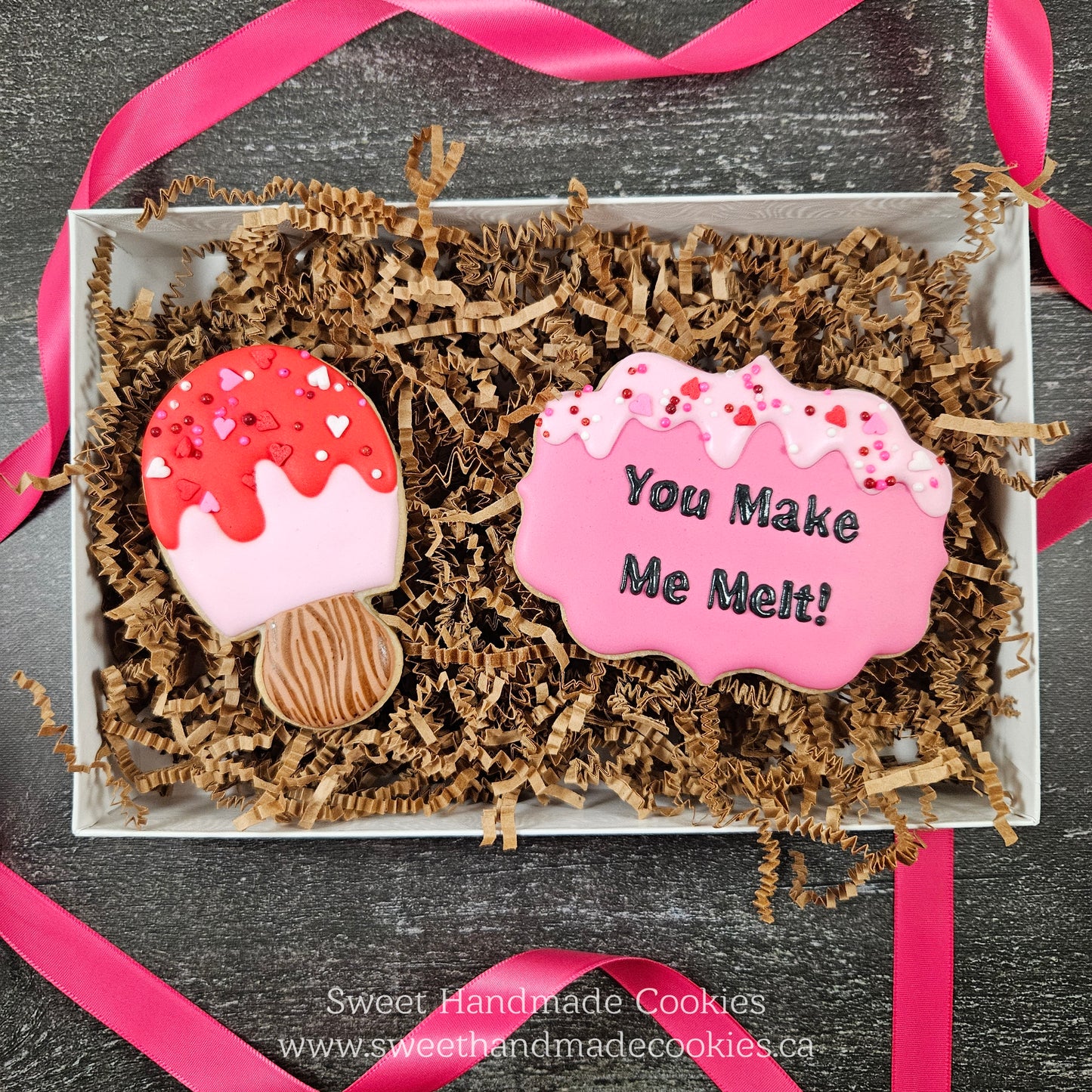 Valentine - You Make Me Melt Cookies