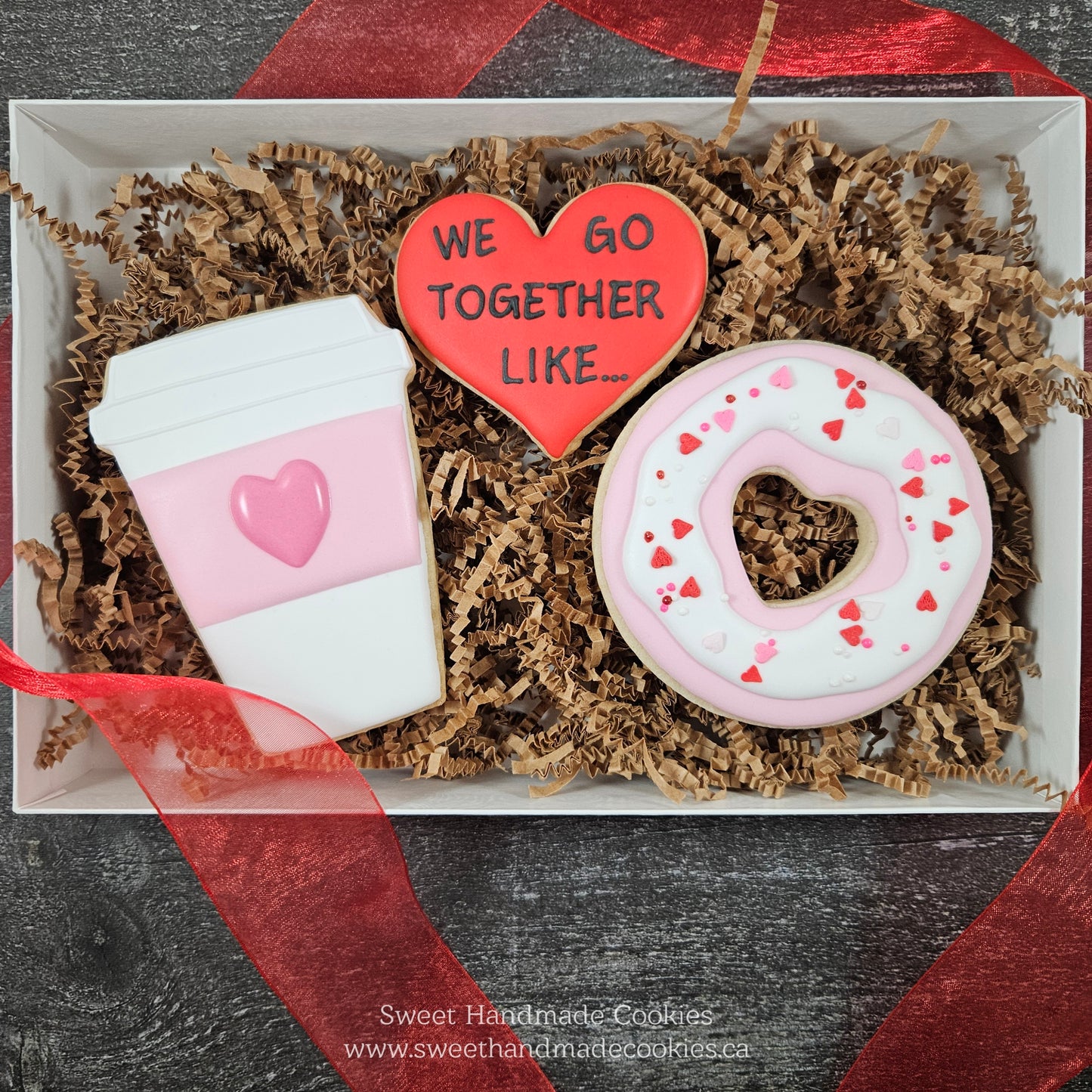 Valentine - We Go Together Like Coffee & Donuts Cookies