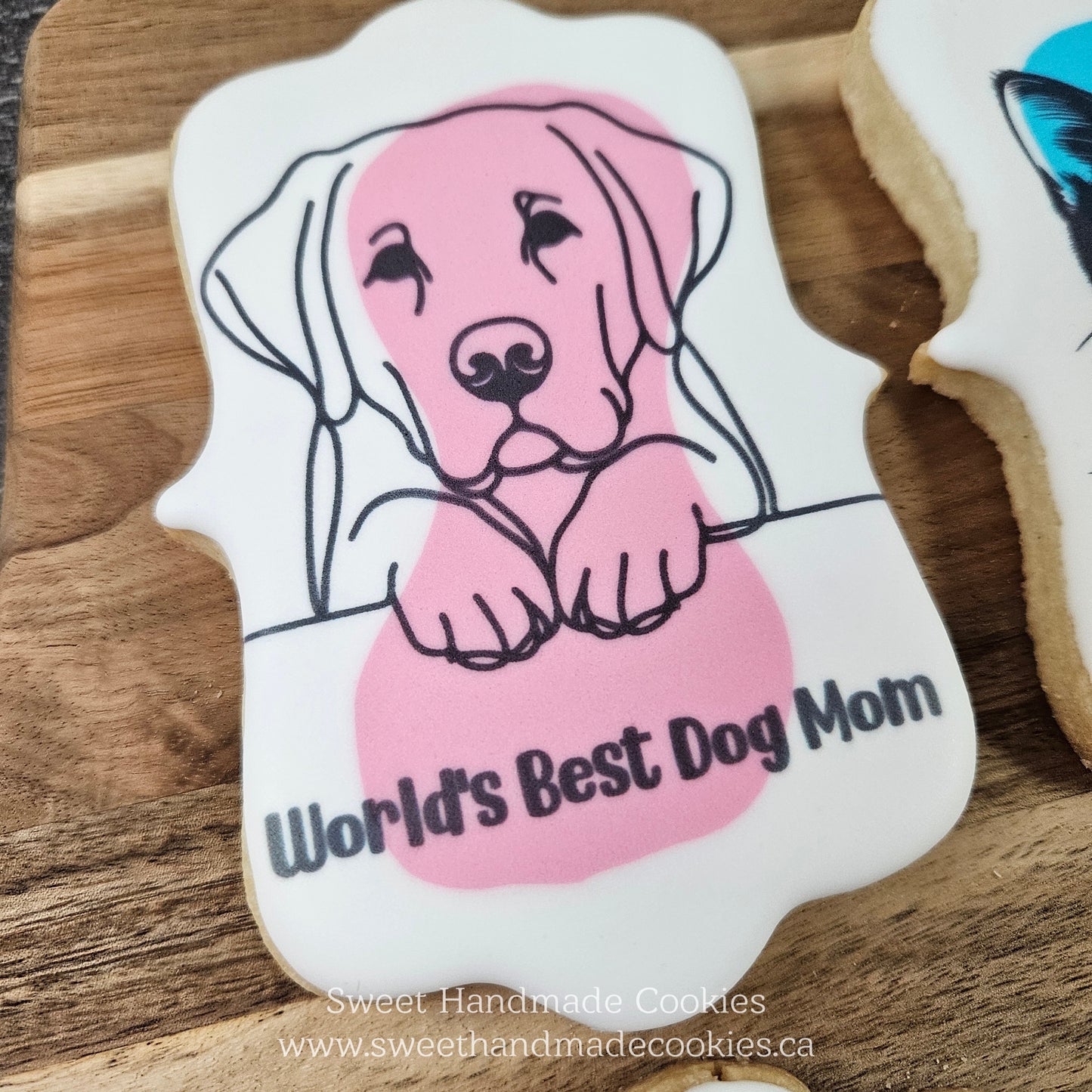 Mother's Day - World's Best Dog/Cat Mom Cookies (Sold Individually)