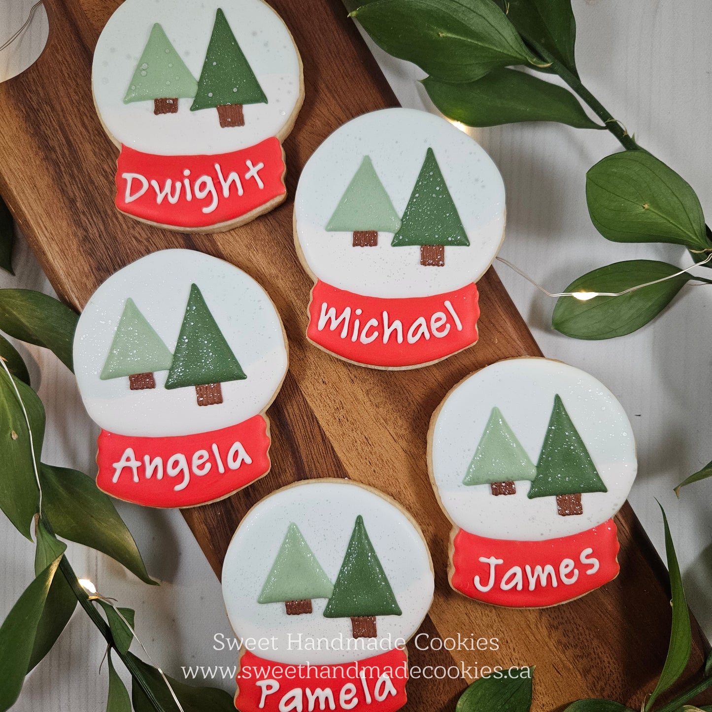 Personalized Snowglobe Cookies (sold individually)