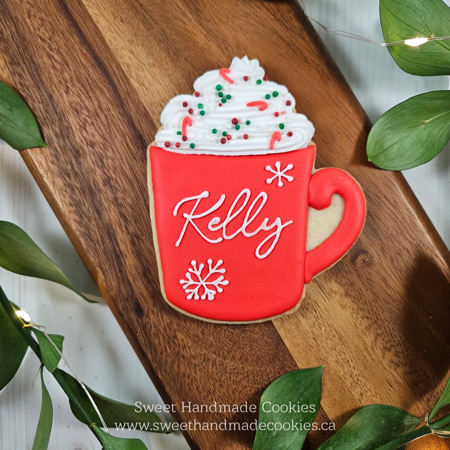 Personalized Hot Chocolate Mug Cookies