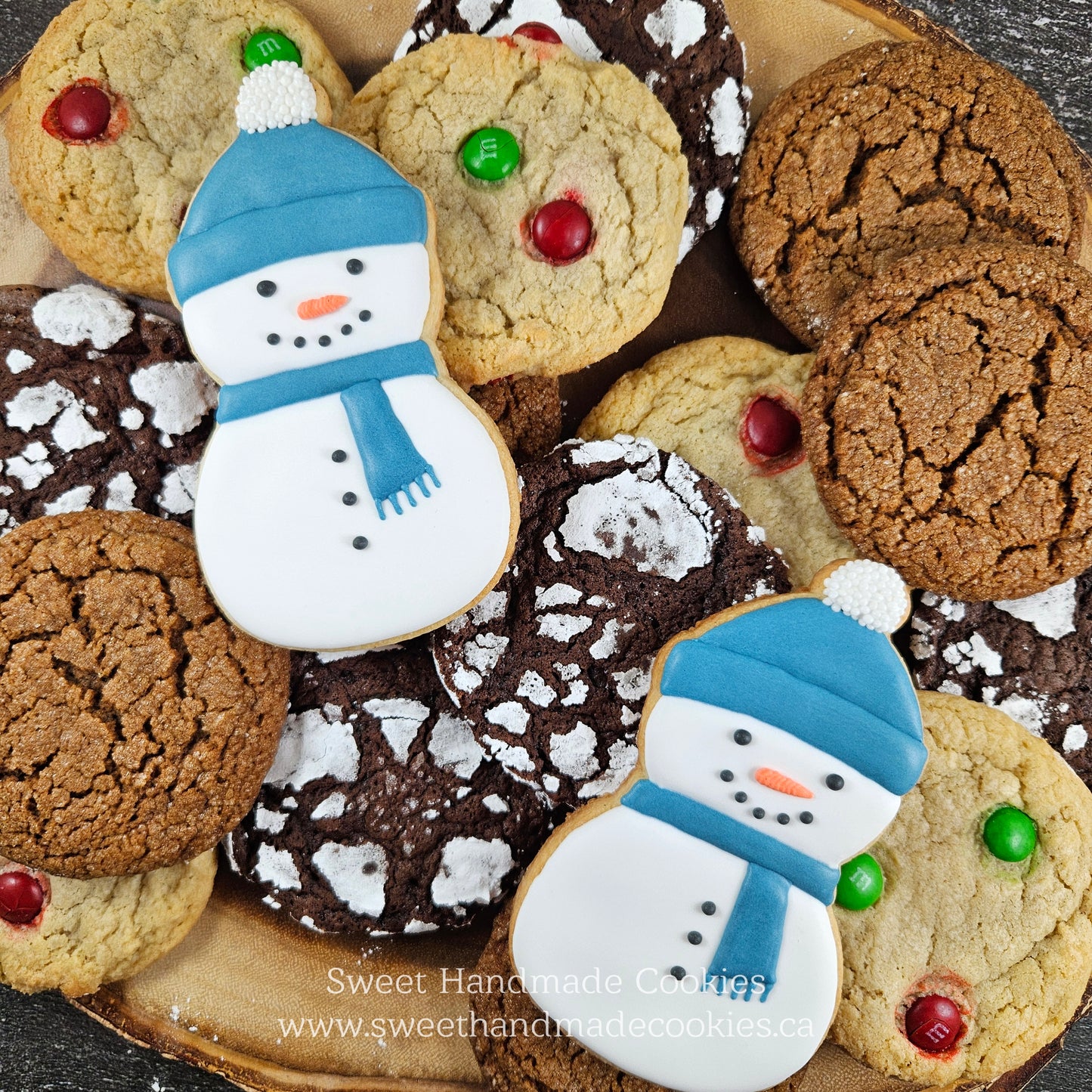 Large Snowman Cookie (sold individually, not personalized)