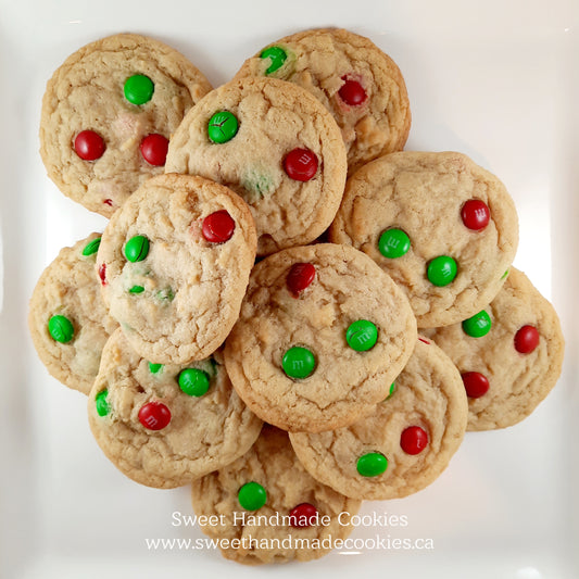 Holiday M&M Cookies (4 cookie set)