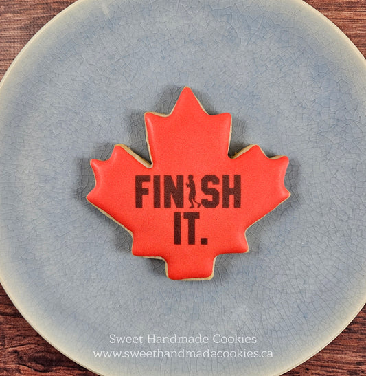 Terry Fox Maple Leaf Cookies