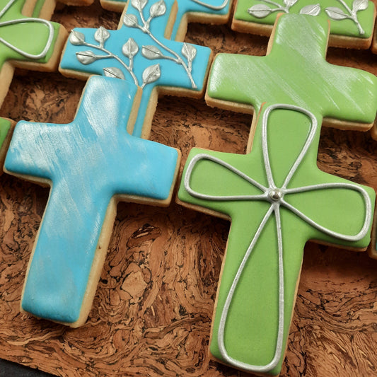 Communion Cross Cookies