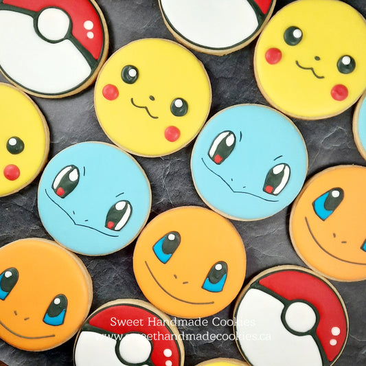 Pokemon Birthday Cookies
