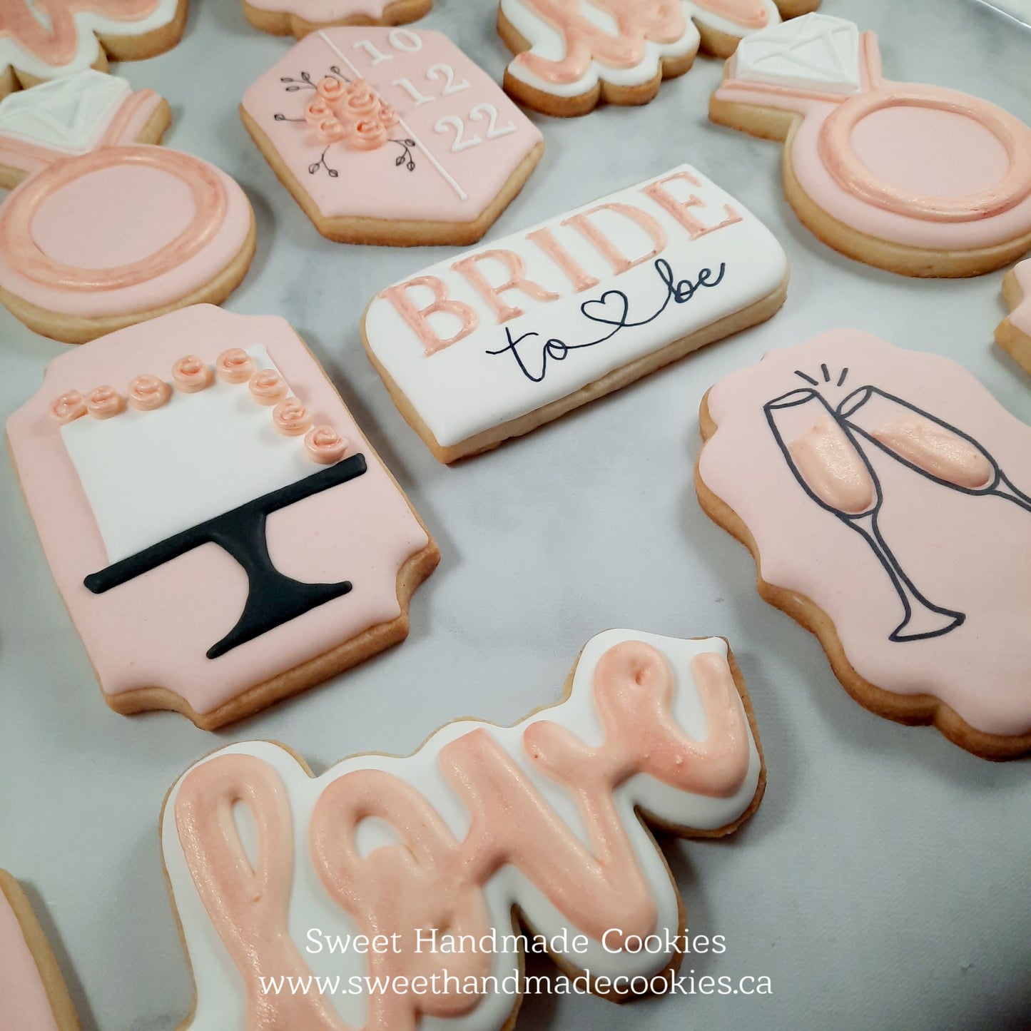 Bridal Shower Cookies - Bride To Be