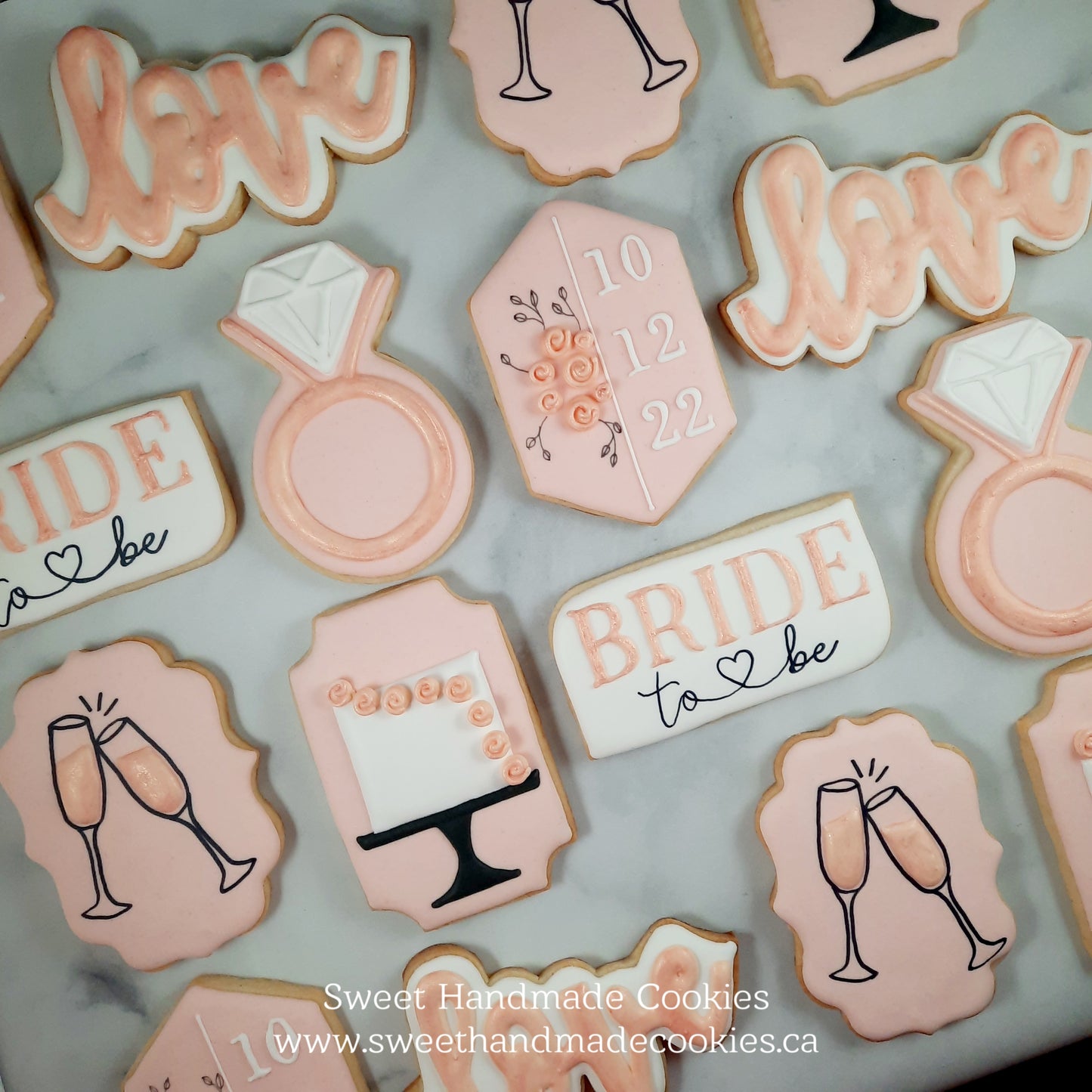 Bridal Shower Cookies - Bride To Be