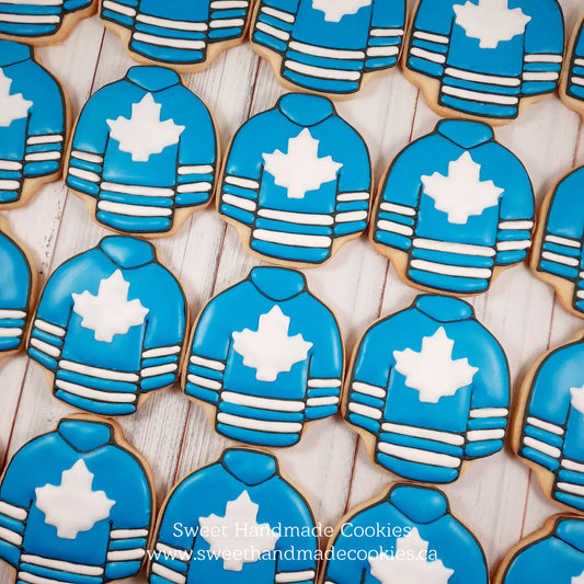 Hockey Jersey Cookies