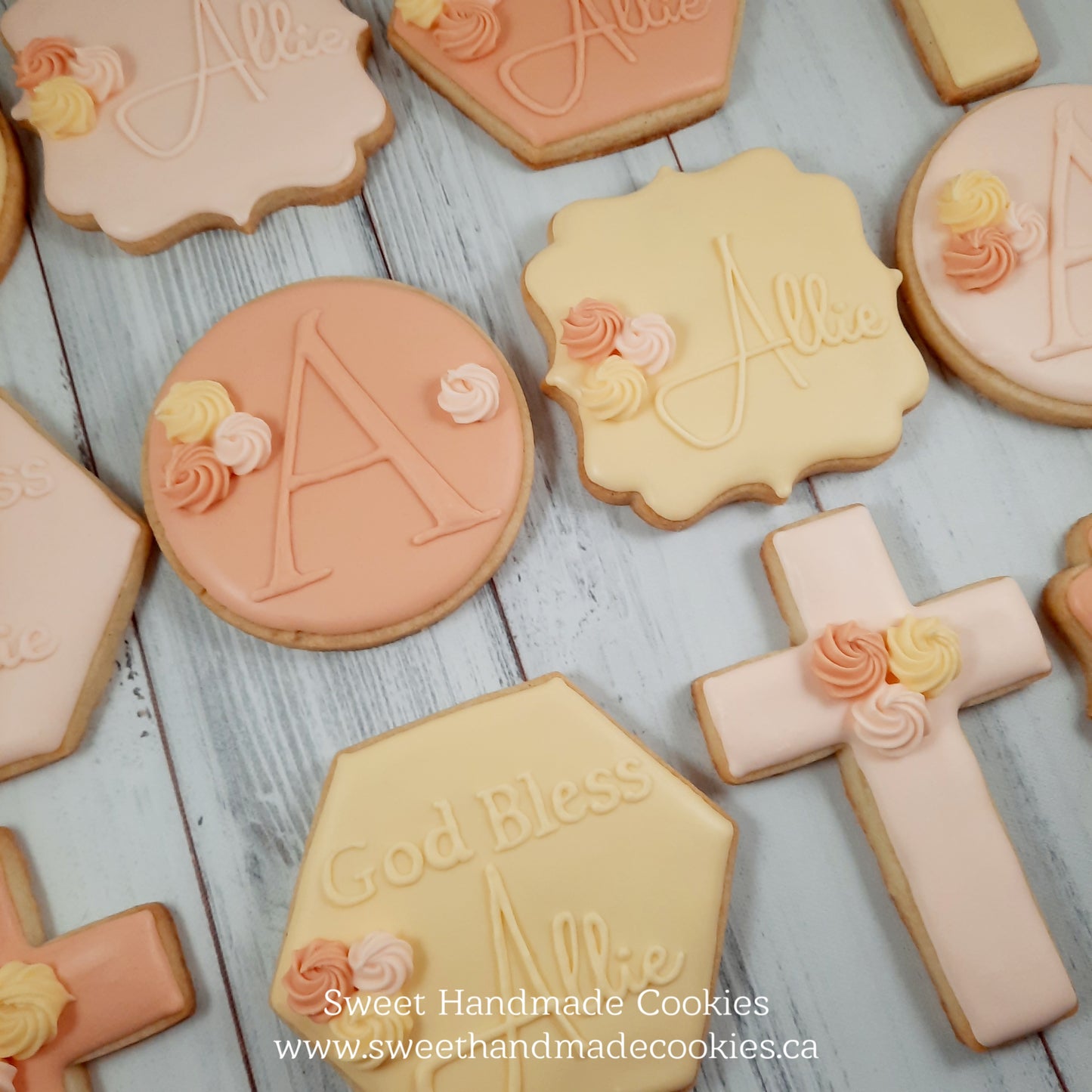 Baptism Cookies for Allie