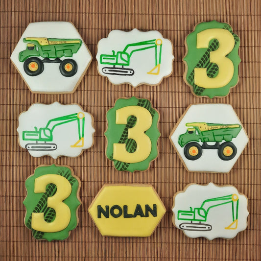 Diggers Birthday Party Cookies