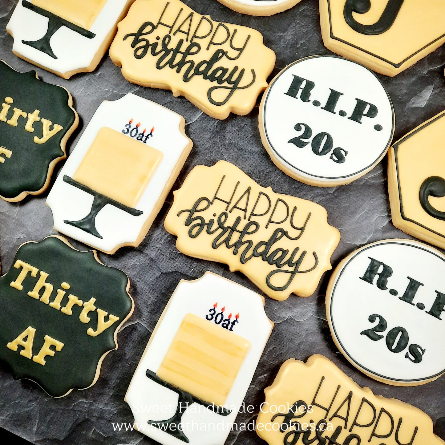 30 AF Birthday Cookies