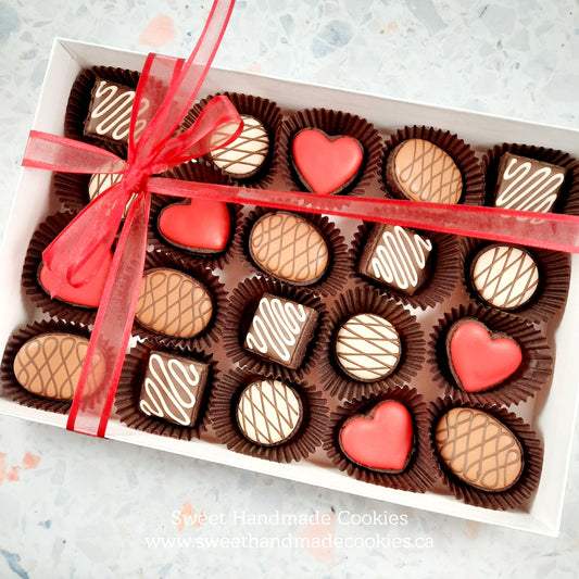 Classic - Valentine Cookies "A Box of 20 Chocolates"