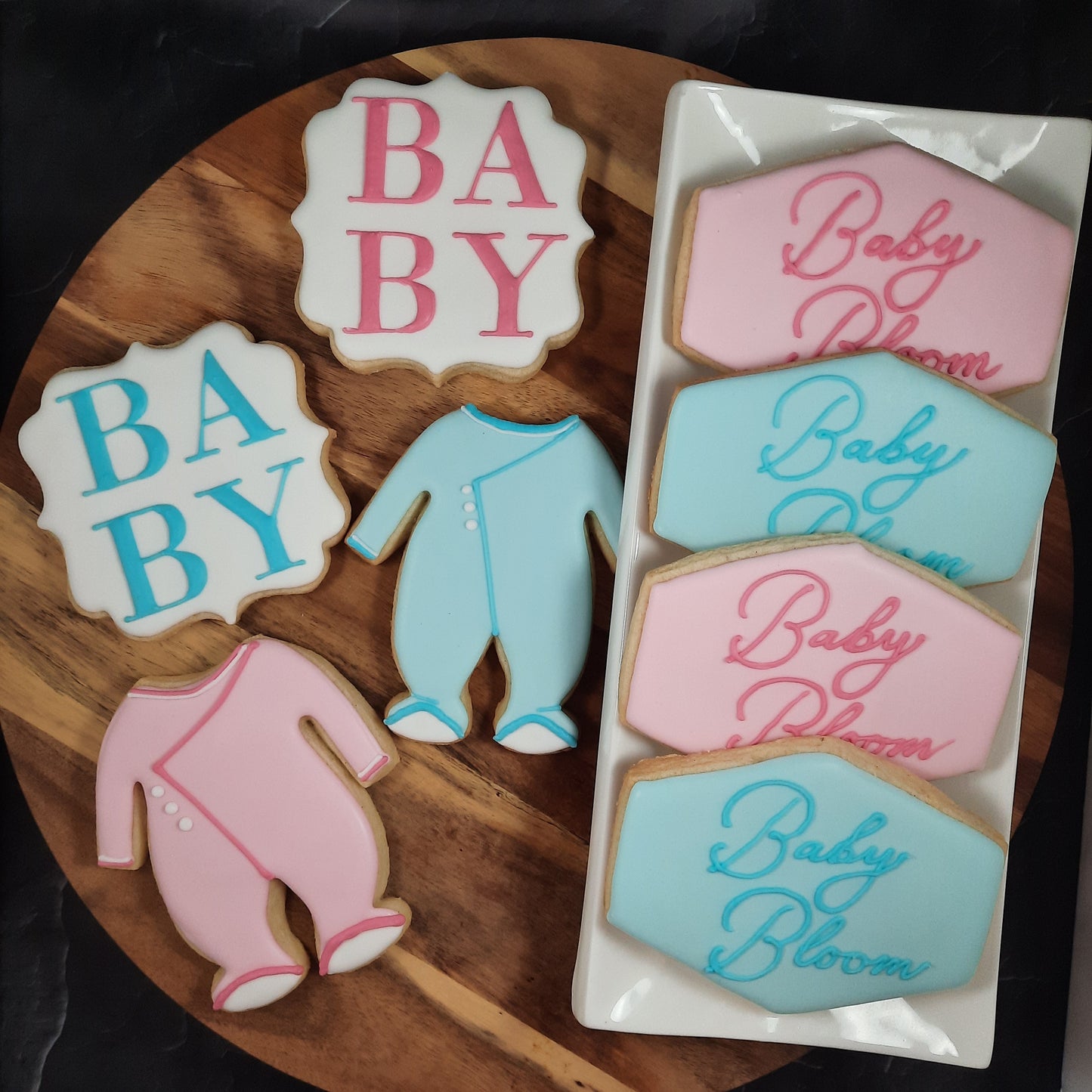 Gender Reveal Cookies - Baby Bloom