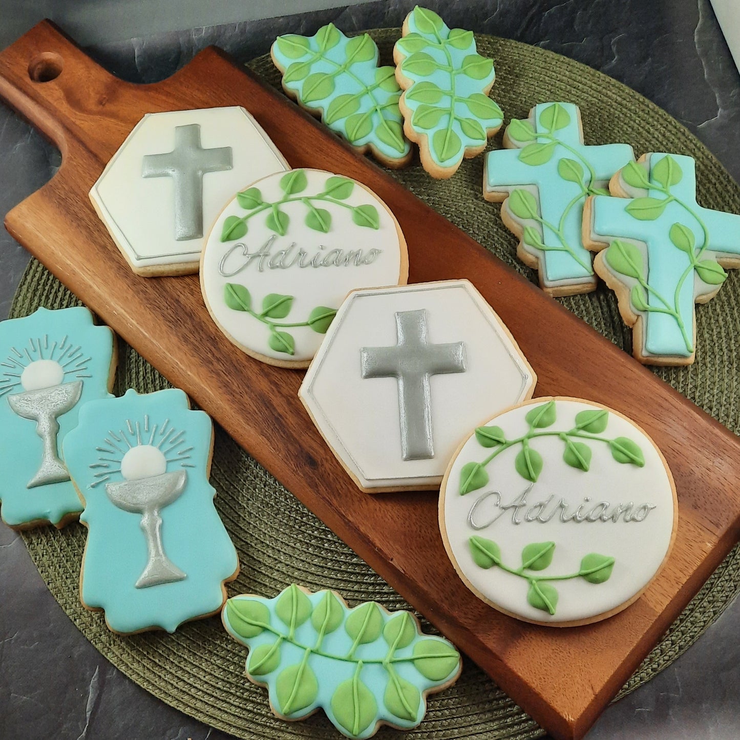 First Communion Cookies for Adriano