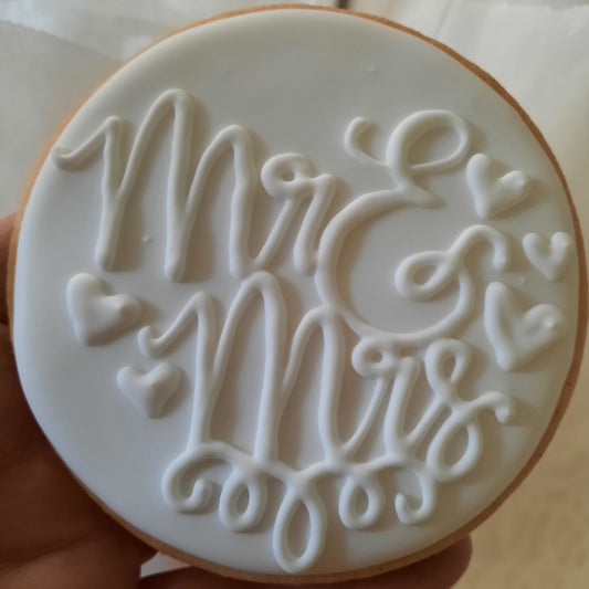 Wedding Cookies - Mr. & Mrs.