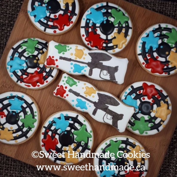 Paintball Cookies