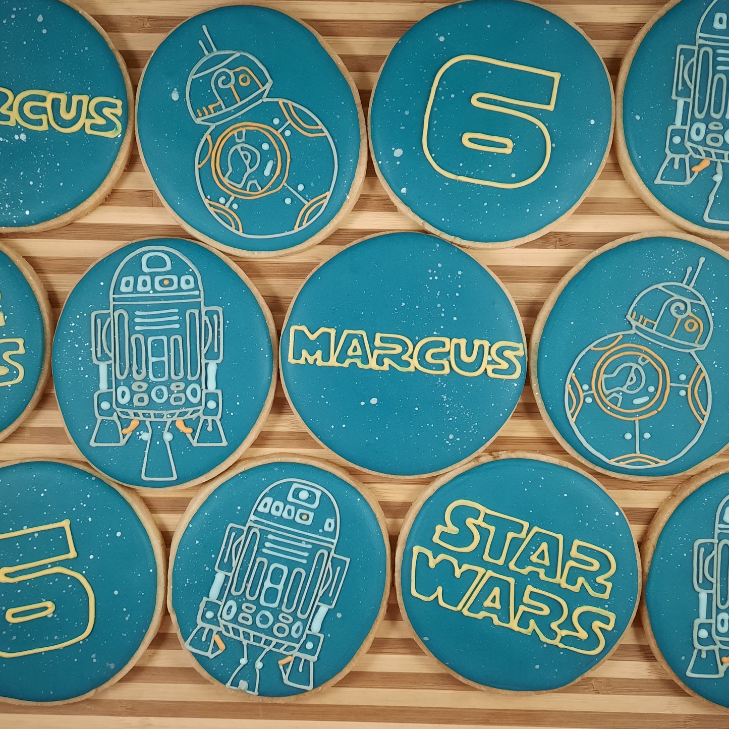 Star Wars Cookies for a 6th Birthday