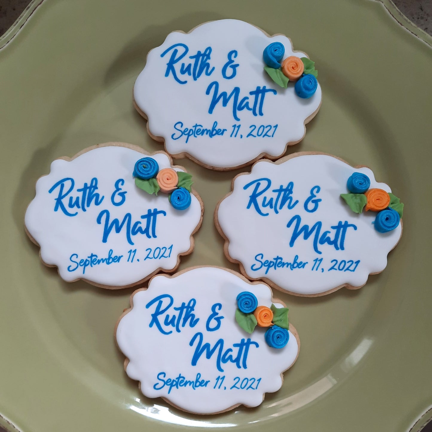 Bridal Shower Cookies - Ruth & Matt